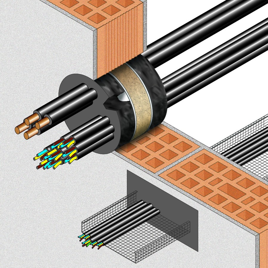 Attraversamenti Di Cavi Elettrici · EI 60
