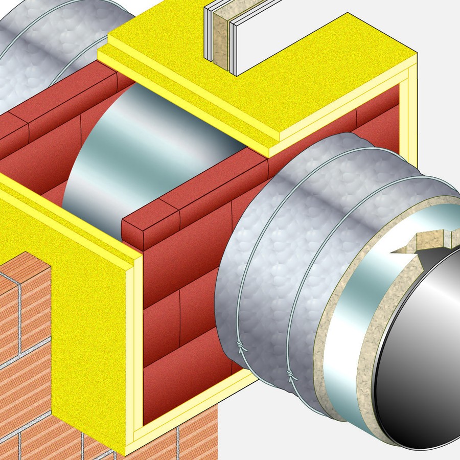 Attr. Tubi Incombustibili Coibent. 800 Mm · EI 120