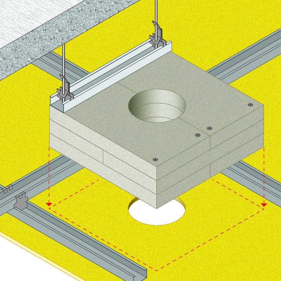 Application On Contributing Suspended Ceiling · REI 120