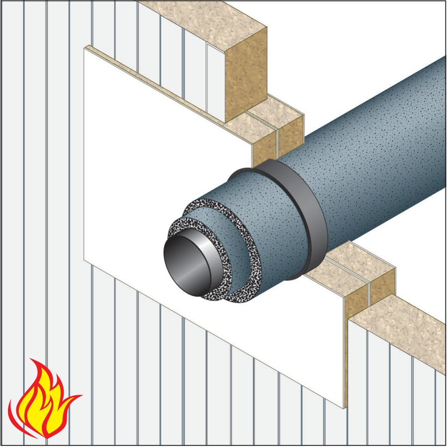 Insulated Non-Combustible Pipes · EI 120