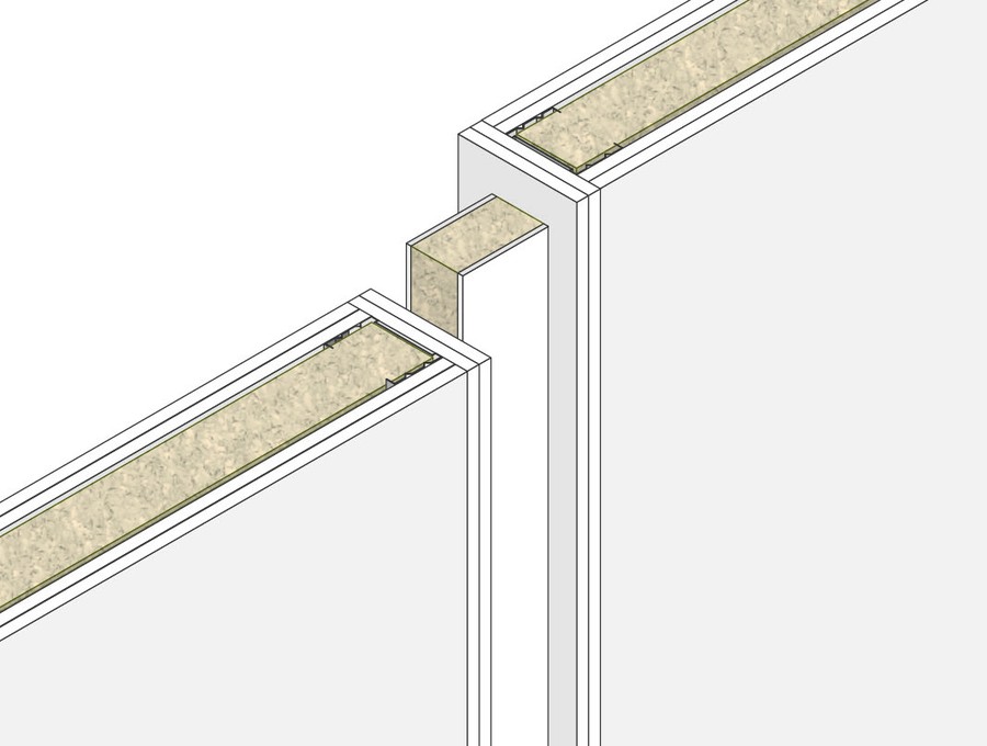 Vertical Wall/Wall Expansion Joints · EI 120