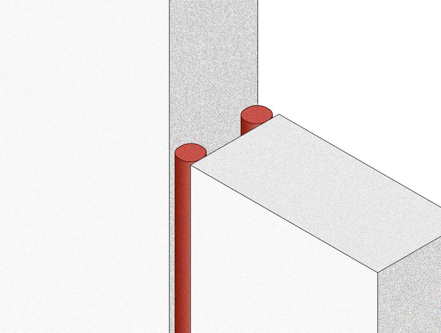Wall/Wall Firestop Rope Joints - With Induced Movement · EI 120
