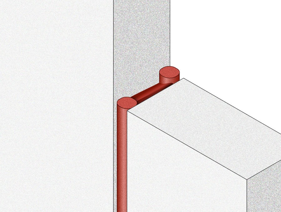 Wall/Wall Firestop Rope Joints - With Induced Mov. · EI 120