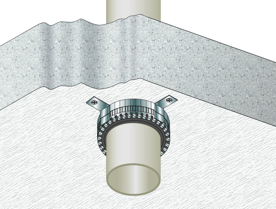 Penetrations Of Combustible Pipes On Floor Slab · EI 120/240