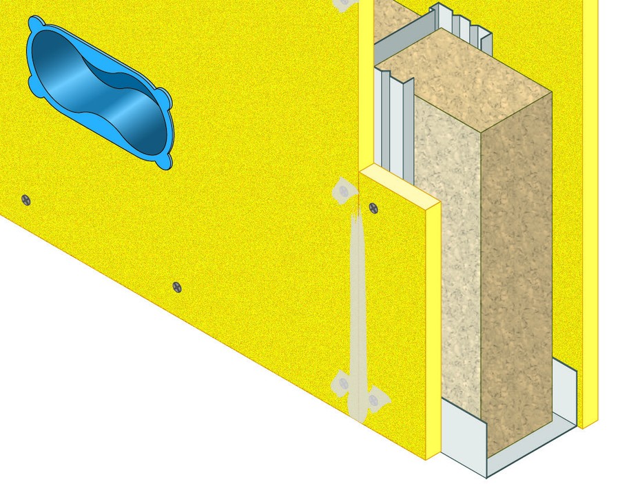 Pareti Non Portanti · EI 120 · h · 4 m