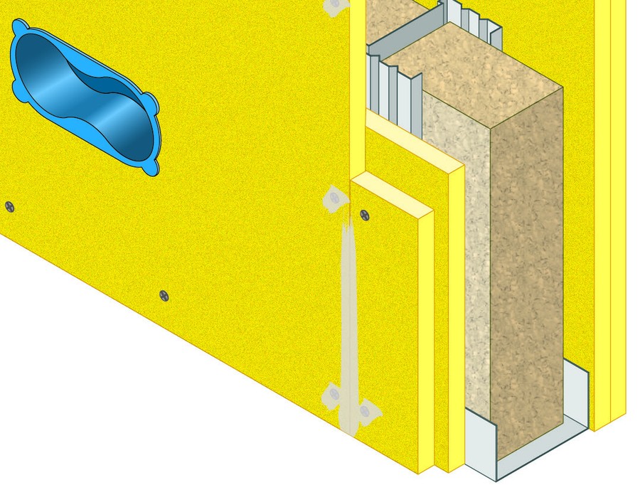 Pareti Non Portanti · EI 180 · h · 4 m