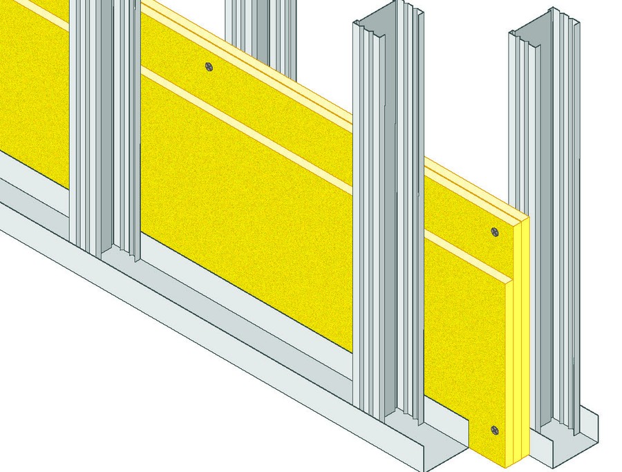 Double-Frame Shaft Walls · EI 120