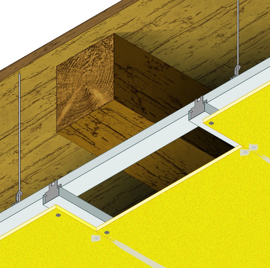 Protection Of Timber Roof Slab With Suspended Ceiling · R 60