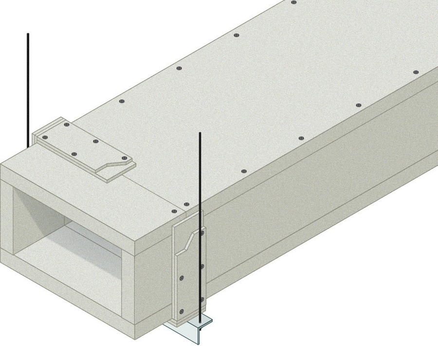 Condotte Ventilaz. Orizzontali - Fuoco Esterno 500 Pa · EI 120