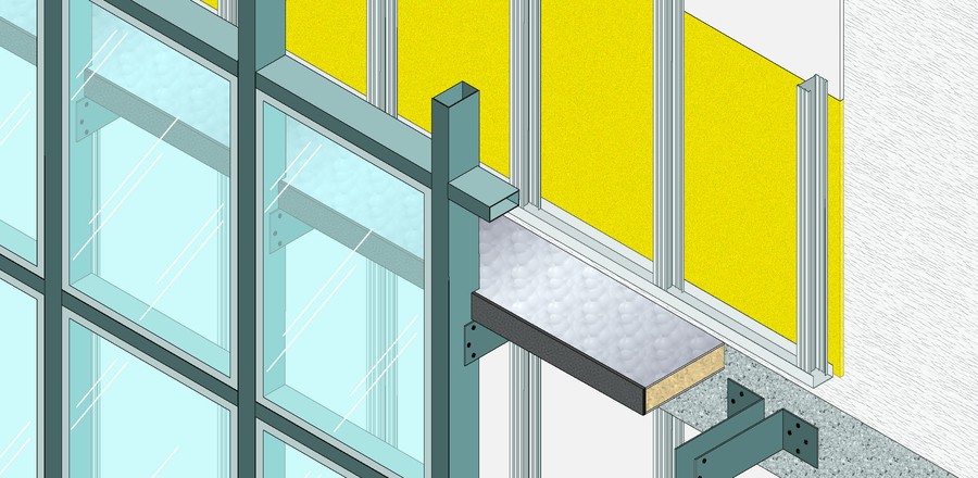 Ventilated Double-Skin Façade - Non-Accessible Closed/Open Outer Skin - Solutio·